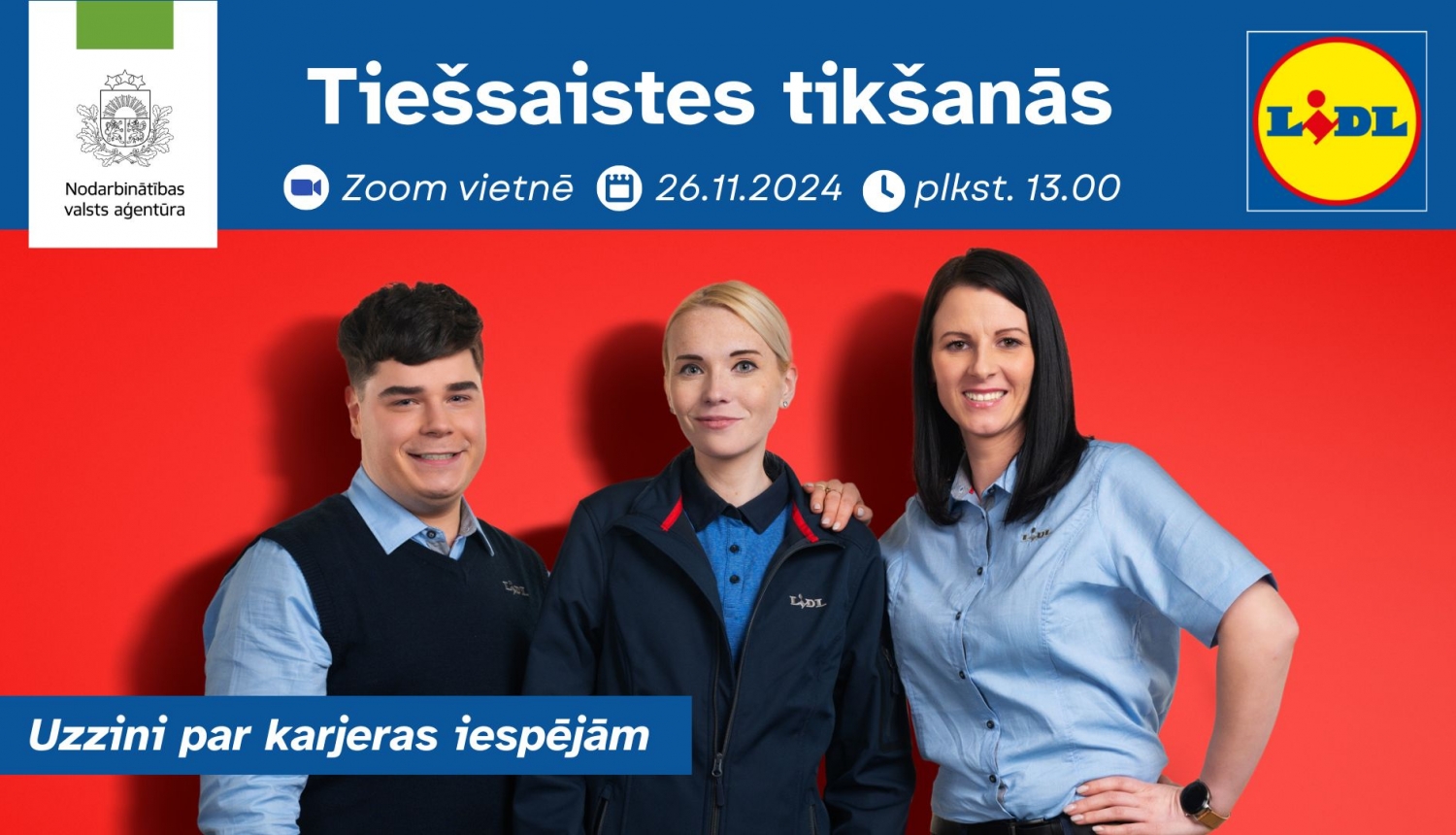 Tiešsaistes tikšanās par karjeras iespējām Lidl Latvija