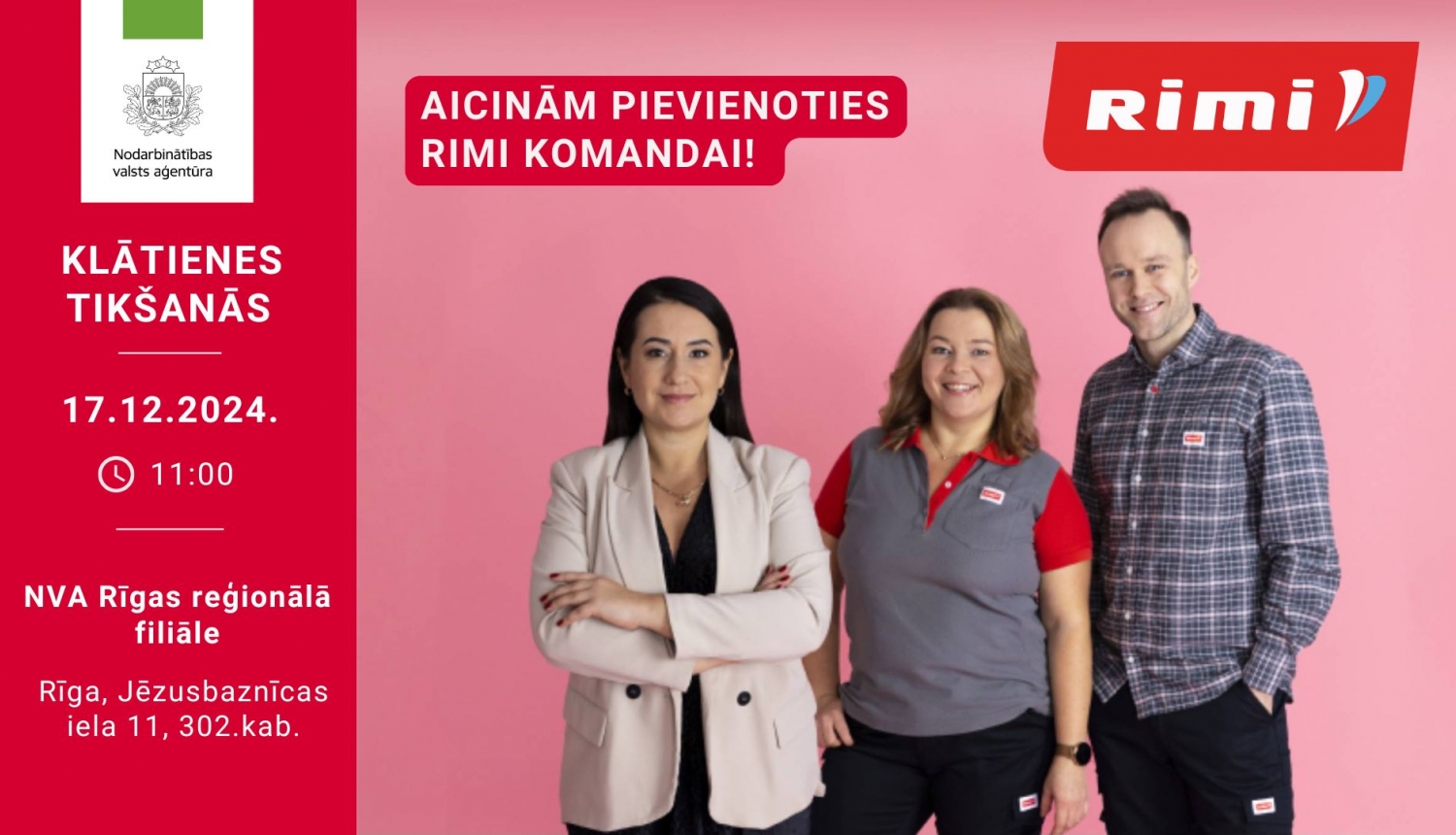 Klātienes tikšanās par karjeras iespējām uzņēmumā SIA “RIMI LATVIA”