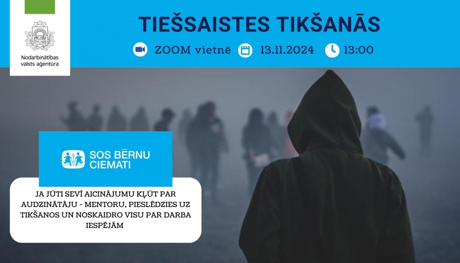 Tiešsaistes tikšanās par darba iespējām LATVIJAS SOS Bērnu ciemata Asociācijā